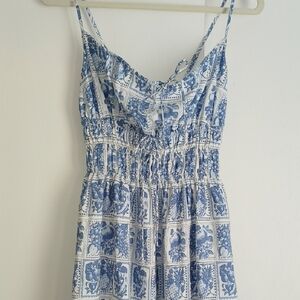 Abercrombie & Fitch "Fruit Tile" Smocked Maxi Dress in Size XS (NWT)